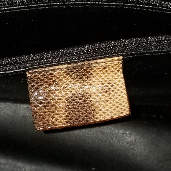 Huge sale! Vintage Gucci Tom Ford rare ring handle joy python bag - Picture 3 of 16